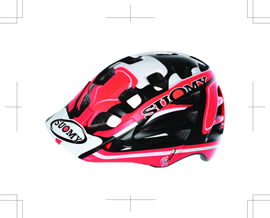 WHITE/RED FLUO MATT