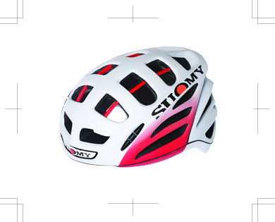 WHITE/RED MATT